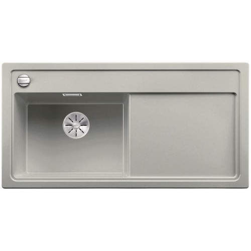 BLANCO ZENAR XL 6 S Becken links Holzschneidbrett perlgrau InFino Ablauf 523987