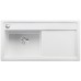 BLANCO ZENAR XL 6 S Becken links Glasschneidbrett weiss InFino Ablauf 523978