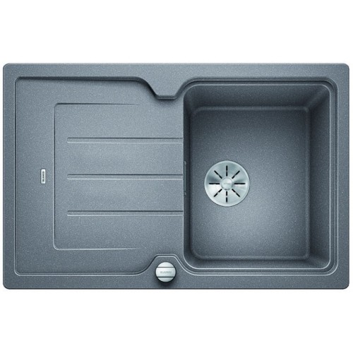 BLANCO CLASSIC Neo 45 S Silgranit PuraDur alumetallic InFino Ablauf 524000