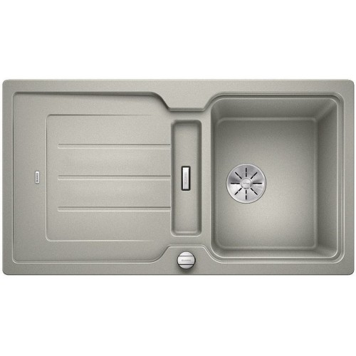 BLANCO CLASSIC Neo 5 S Silgranit PuraDur perlgrau InFino Ablauf 524018
