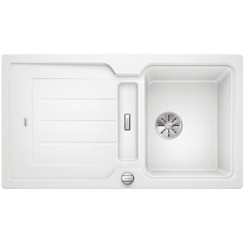 BLANCO CLASSIC Neo 5 S Silgranit PuraDur weiss InFino Ablauf 524019