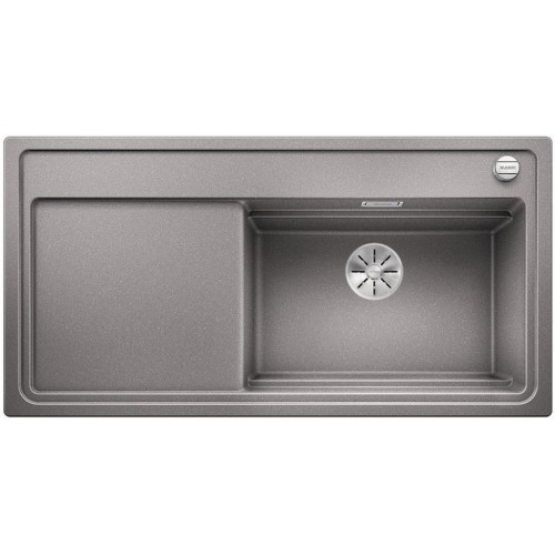 BLANCO ZENAR XL 6 S DampfgarPlus Glasschneidbrett Becken rechts alumetallic InFino 524068