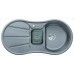 BLANCO CRON 6 S Silgranit PuraDur 2 alumetallic InFino Ablauf 524089