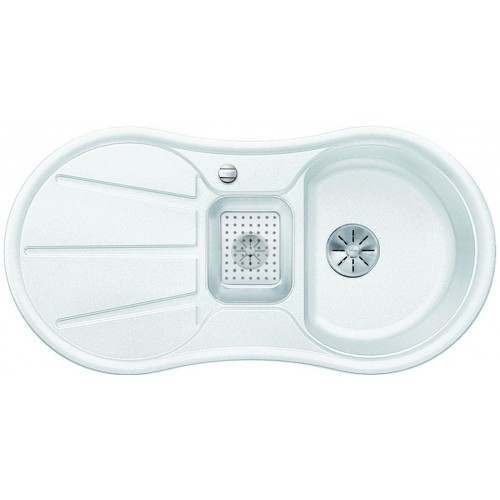 BLANCO CRON 6 S Silgranit PuraDur 2 weiss InFino Ablauf 524091