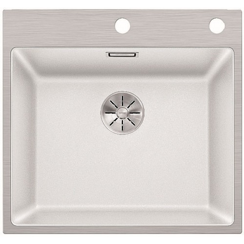 BLANCO SUBLINE 500-IF/A SteelFrame Edelstahlrahmen weiss 524114