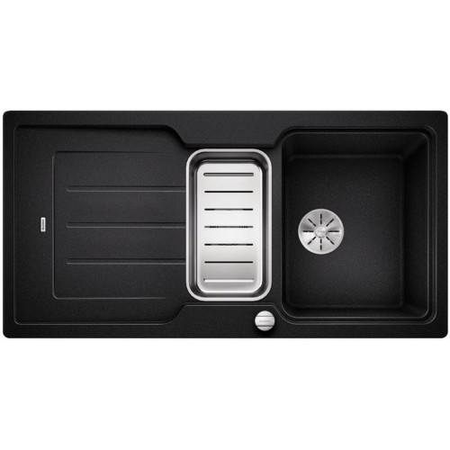 BLANCO CLASSIC Neo 6 S Silgranit PuraDur anthrazit InFino Ablauf 524117