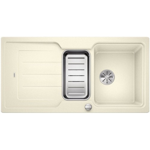 BLANCO CLASSIC Neo 6 S Silgranit PuraDur jasmin InFino Ablauf 524122