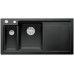 BLANCO AXON II 6 S Keramik Becken links schwarz InFino Ablauf 524150