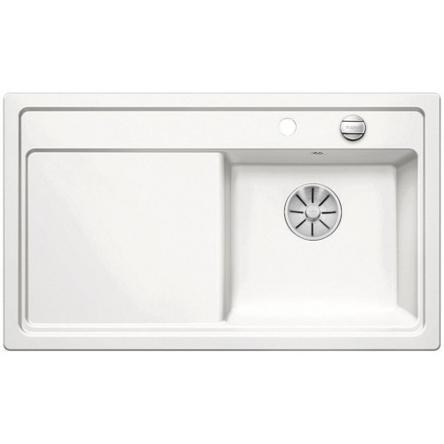 BLANCO ZENAR 45 S Keramik Becken rechts kristallweiss glänzend InFino Ablauf 524151