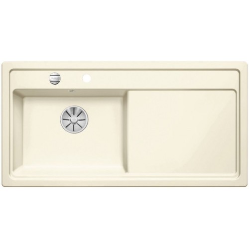 BLANCO ZENAR XL 6 S Keramik Becken links magnolia glänzend InFino Ablauf 524168 BLANCO ZENAR XL 6 S Keramik Becken links magnolia glänzend InFino Ablauf 524168