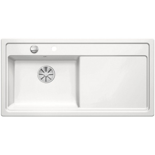 BLANCO ZENAR XL 6 S Keramik Becken links weiss matt InFino Ablauf 524170