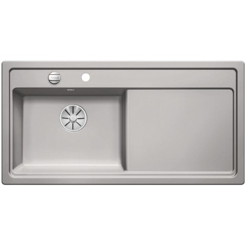 BLANCO ZENAR XL 6 S Keramik Becken links alugrau InFino Ablauf 524174 BLANCO ZENAR XL 6 S Keramik Becken links alugrau InFino Ablauf 524174