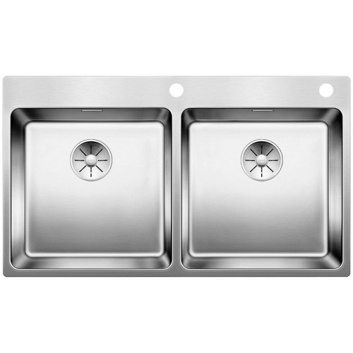BLANCO Andano 400/400-IF / A Edelstahlspüle InFino mit Zugknopf 522998
