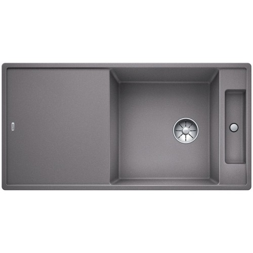 BLANCO Axia III XL 6 S Granitspüle ohne Exzenter aluminium 522181