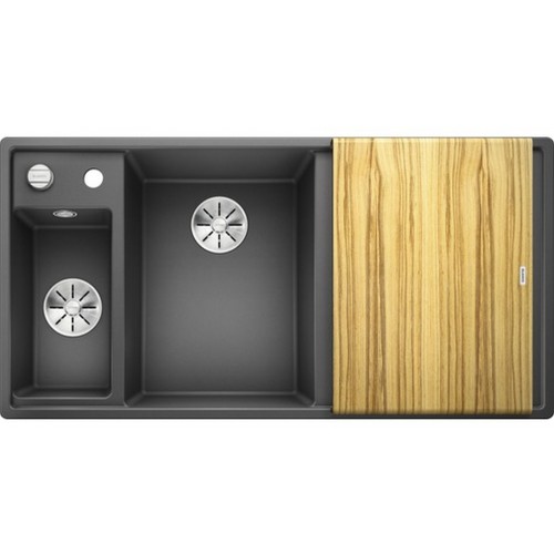 BLANCO Axia III 6 S InFino Spüle Silgranit, Grau 524644