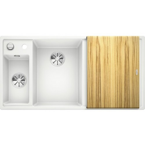 BLANCO Axia III 6 S InFino Spüle Silgranit, weiß 524647 BLANCO Axia III 6 S InFino Spüle Silgranit, weiß 524647