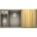BLANCO Axia III 6 S InFino Spüle Silgranit, tartufo 524650