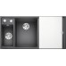BLANCO Axia III 6 S InFino Spüle Silgranit, felsgrau 524654