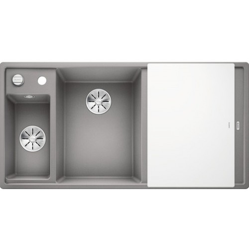 BLANCO Axia III 6 S InFino Spüle Silgranit, alumetallic 524655 BLANCO Axia III 6 S InFino Spüle Silgranit, alumetallic 524655