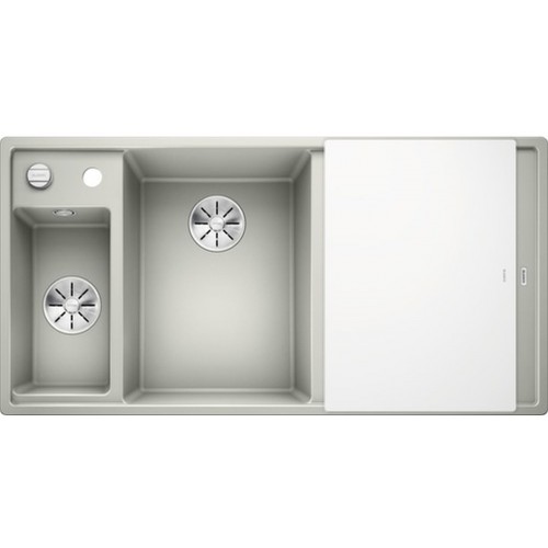 BLANCO Axia III 6 S InFino Spüle Silgranit, perlgrau 524656