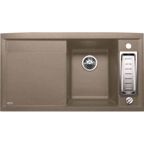 BLANCO AXIA II 5 S SILGRANIT Granitspüle, Becken rechts, tartufo 517287