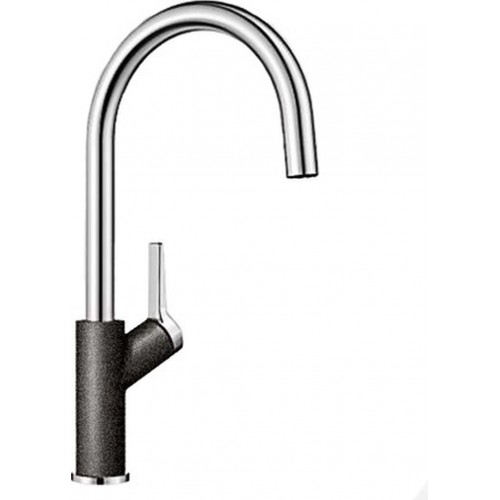 BLANCO Carena Einhebelmischer SILGRANIT®-Look zweifarbig anthrazit/chrom 520971
