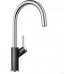 BLANCO Carena Einhebelmischer SILGRANIT®-Look zweifarbig felsgrau/chrom 520972