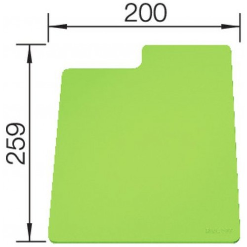 BLANCO Sity Pad flexible Schneidunterlage, kiwi 236717