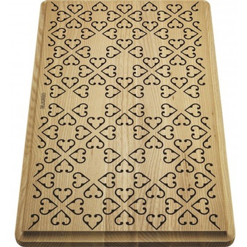 BLANCO Holzschneidbrett mit Ornament massive Esche 237591