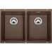 BLANCO Subline 350/350-U Granitspüle ohne Ablauffernbed. cafe 518599