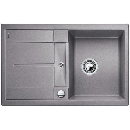 BLANCO Metra 45 S-F SILGRANIT, Granitspüle alumetallic 519082