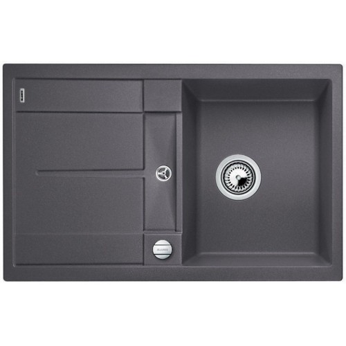 BLANCO Metra 45 S-F SILGRANIT, Granitspüle felsgrau 519086