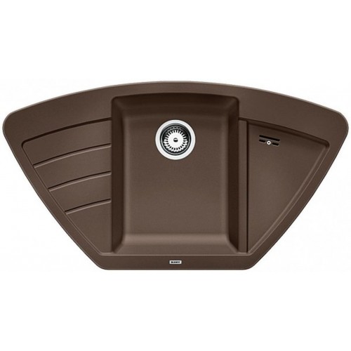 BLANCO Zia 9 E Küchenspüle SILGRANIT, o. Auslauffernbed., muskat 521978