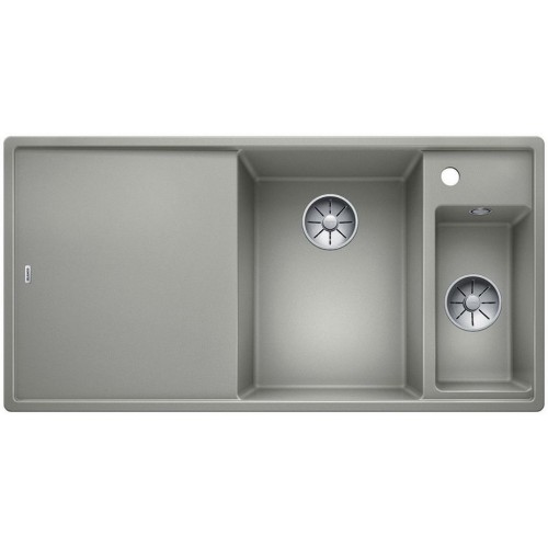 BLANCO AXIA III 6 S SILGRANIT, Grantispüle,Becken rechts, perlgrau 522148