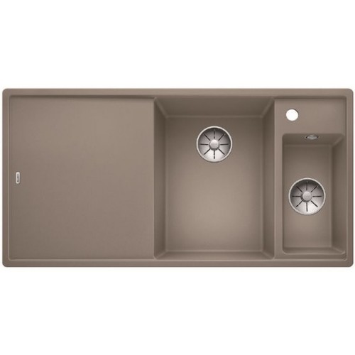 BLANCO AXIA III 6 S SILGRANIT, Grantispüle,Becken rechts, tartufo 522144