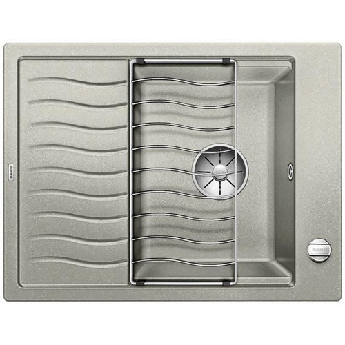 BLANCO Elon 45 S Infino Granitspüle mit Ablauffernbedienung, perlgrau 524817 BLANCO Elon 45 S Infino Granitspüle mit Ablauffernbedienung, perlgrau 524817