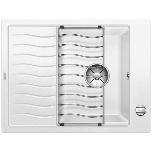 BLANCO Elon 45 S Infino Granitspüle mit Ablauffernbedienung, weiß 524818 BLANCO Elon 45 S Infino Granitspüle mit Ablauffernbedienung, weiß 524818