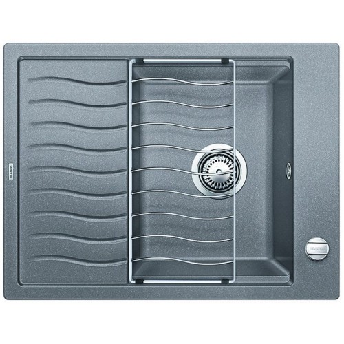 BLANCO Elon 45 S Granitspüle SILGRANIT m. Ablauffernbedienung, alumetallic 520991 BLANCO Elon 45 S Granitspüle SILGRANIT m. Ablauffernbedienung, alumetallic 520991