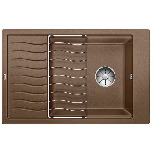 BLANCO ELON XL 6 S SILGRANIT® PuraDur®, ohne Ablauffernbedienung InFino® muskat 524852