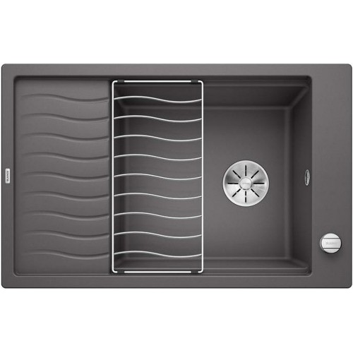 BLANCO SPÜLE ELON XL 6 S SILGRANIT® PURADUR® REVERSIBEL FELSGRAU 524835 BLANCO SPÜLE ELON XL 6 S SILGRANIT® PURADUR® REVERSIBEL FELSGRAU 524835