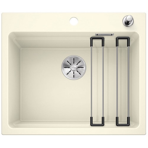 BLANCO Etagon 6 InFino Einbaubecken Silgranit PuraDur, jasmin 524534