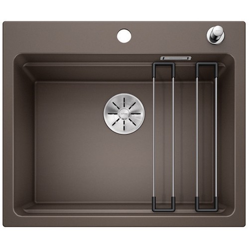 BLANCO Etagon 6 InFino Einbaubecken Silgranit PuraDur, cafe 524538