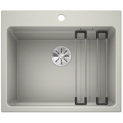 BLANCO Etagon 6 SILGRANIT, ohne Ablauffernbedienung, perlgrau 524542