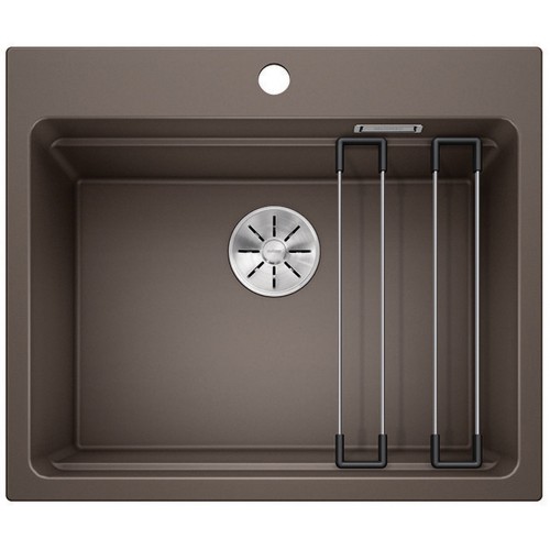 BLANCO Etagon 6 SILGRANIT, ohne Ablauffernbedienung, cafe 524548