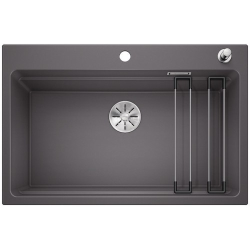 BLANCO Etagon 8 InFino mit Ablauffernbedienung felsgrau 525178