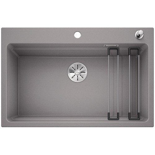 BLANCO Etagon 8 InFino mit Ablauffernbedienung alumetallic 525179