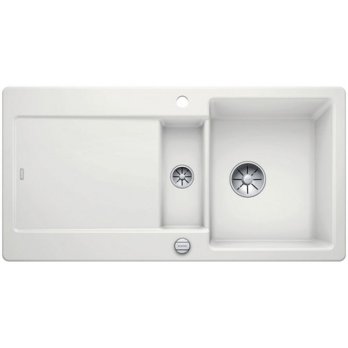 BLANCO Idento 6 S Keramik PuraPlus Einbauspüle, kristallweiss glänzend 522122