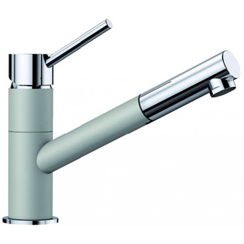 BLANCO Kano-S HD SILGRANIT Küchenarmaturen, perlgrau/chrom 525045