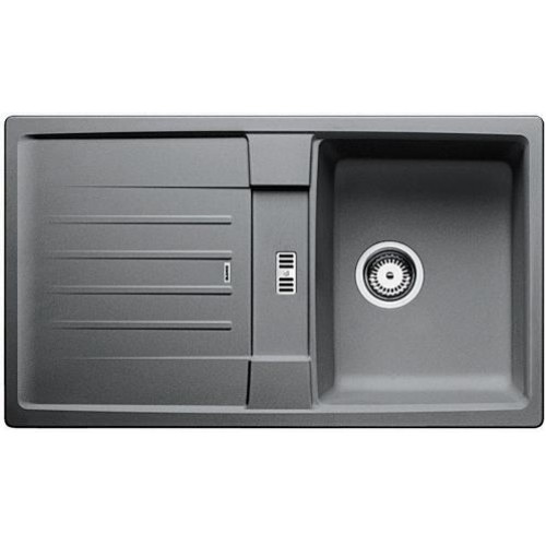BLANCO LEXA 45 S SILGRANIT, Granitspüle, ohne Ablauffernbed., alumetallic 514661