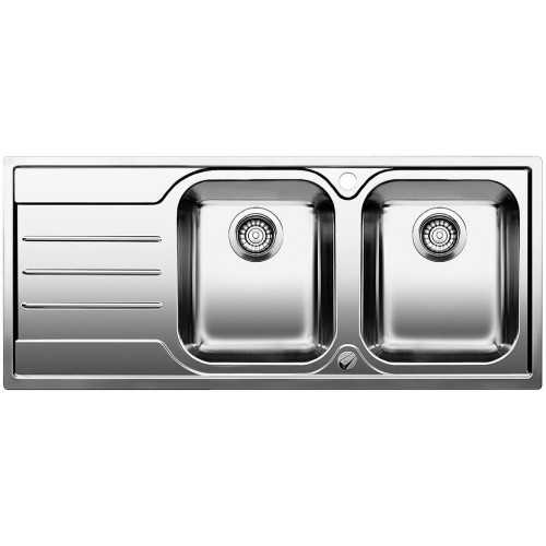 BLANCO Median 8 S-IF Edelstahlspüle Bürstfinish, Becken rechts 518455